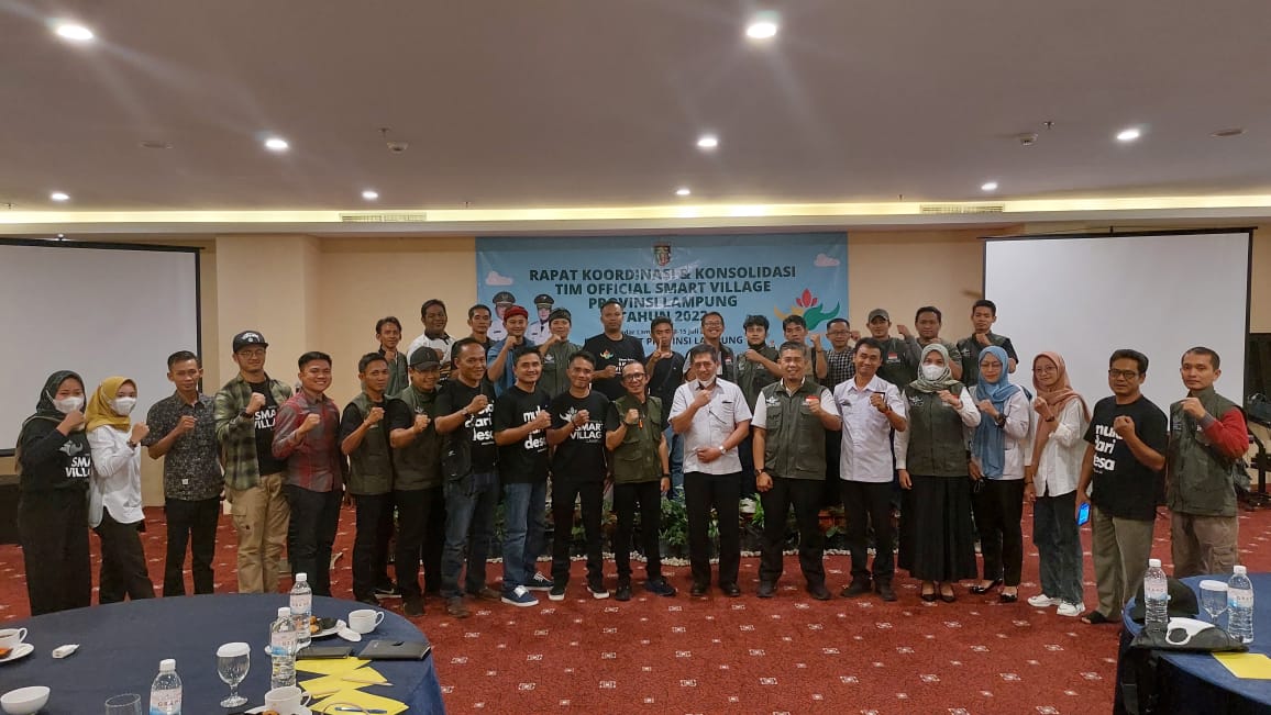 Rapat Koordinasi dan Konsolidasi Tim Official Smart Village Provinsi Lampung